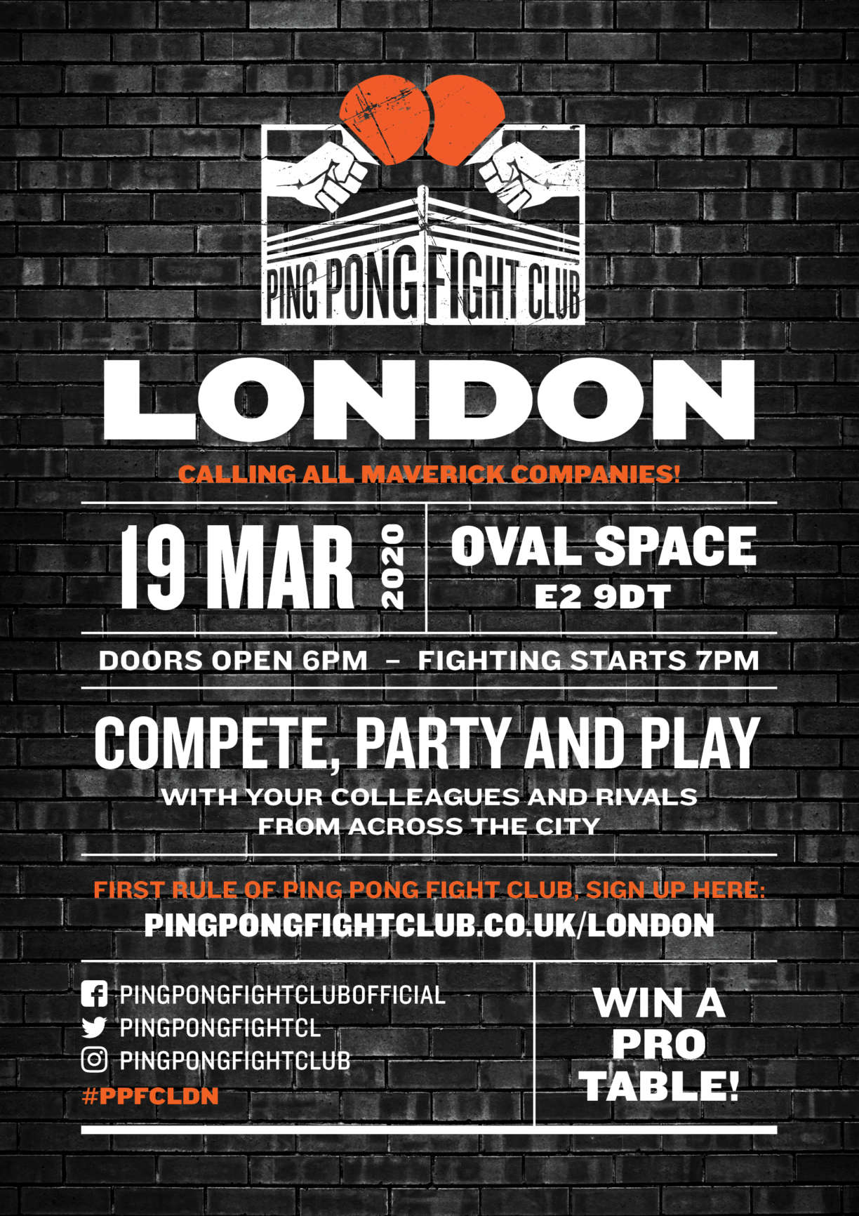 Ping Pong Fight Club
